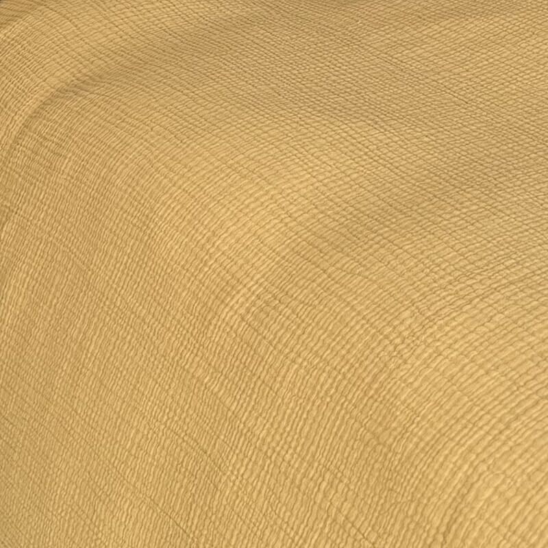 Taie d'oreiller gaze de coton curry 65X65 CM