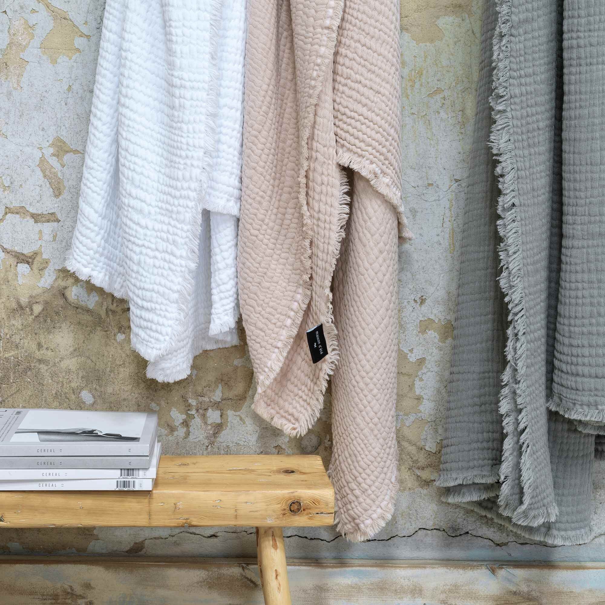 Plaid Ibiza blanc 130X180 CM