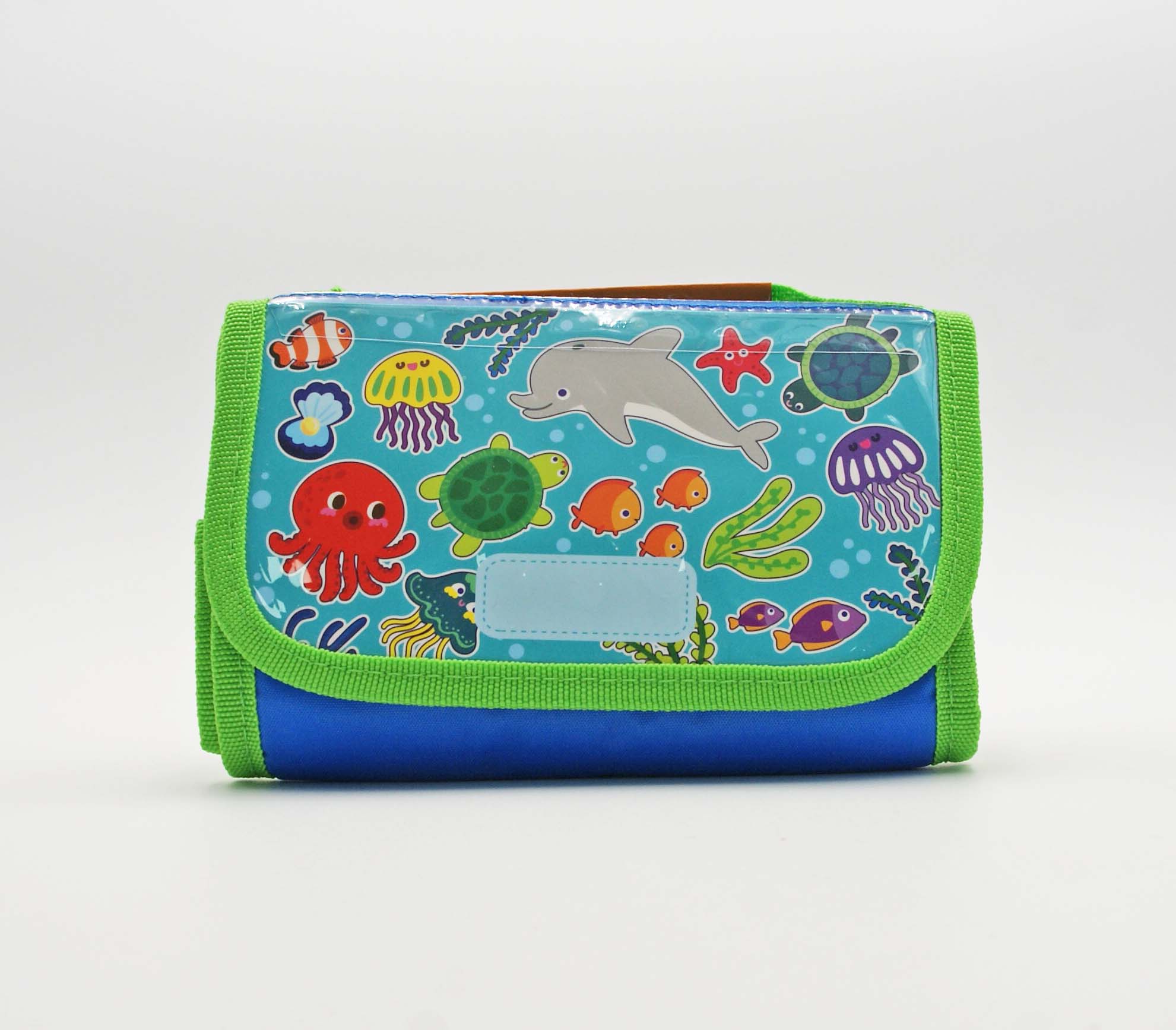Sac à Goûter Isotherme Pliable et Personnalisable – Motif Monde Marin