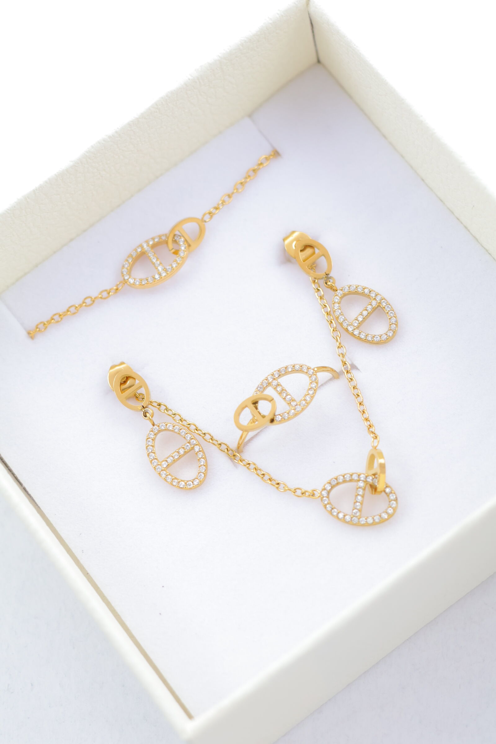 Set di gioielli con scatola in acciaio inossidabile - ZC39EB