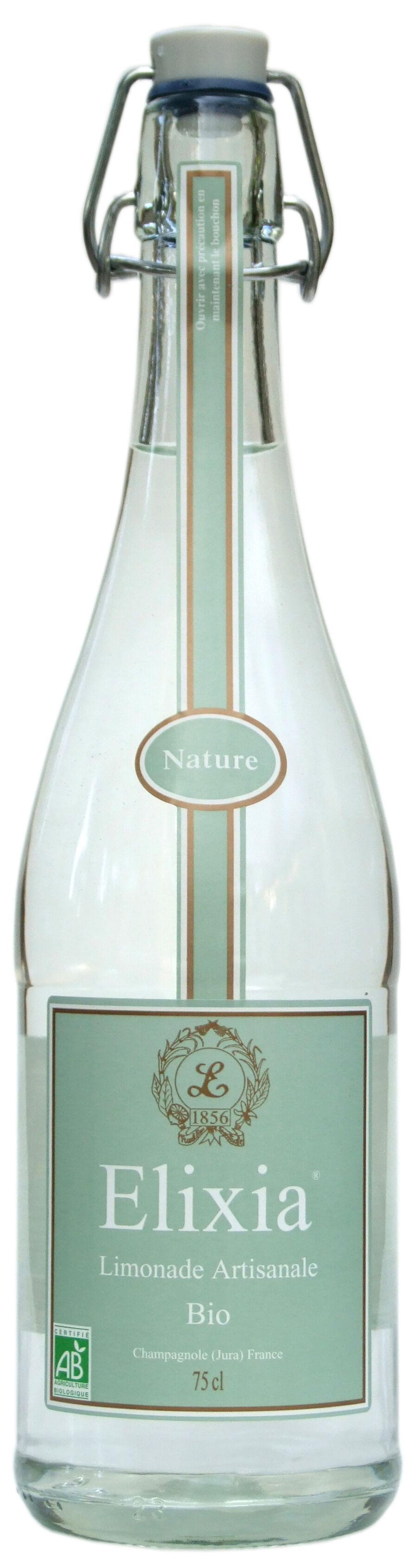 LIMONADE ARTISANALE BIO NATURE ( Citron )  - 75CL