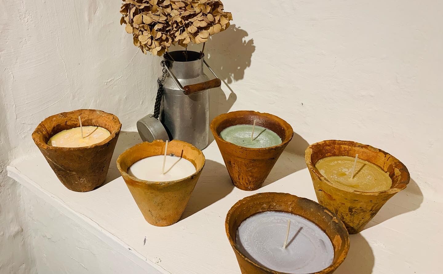 Bougie Artisanale Pot Ancien - Mandarine