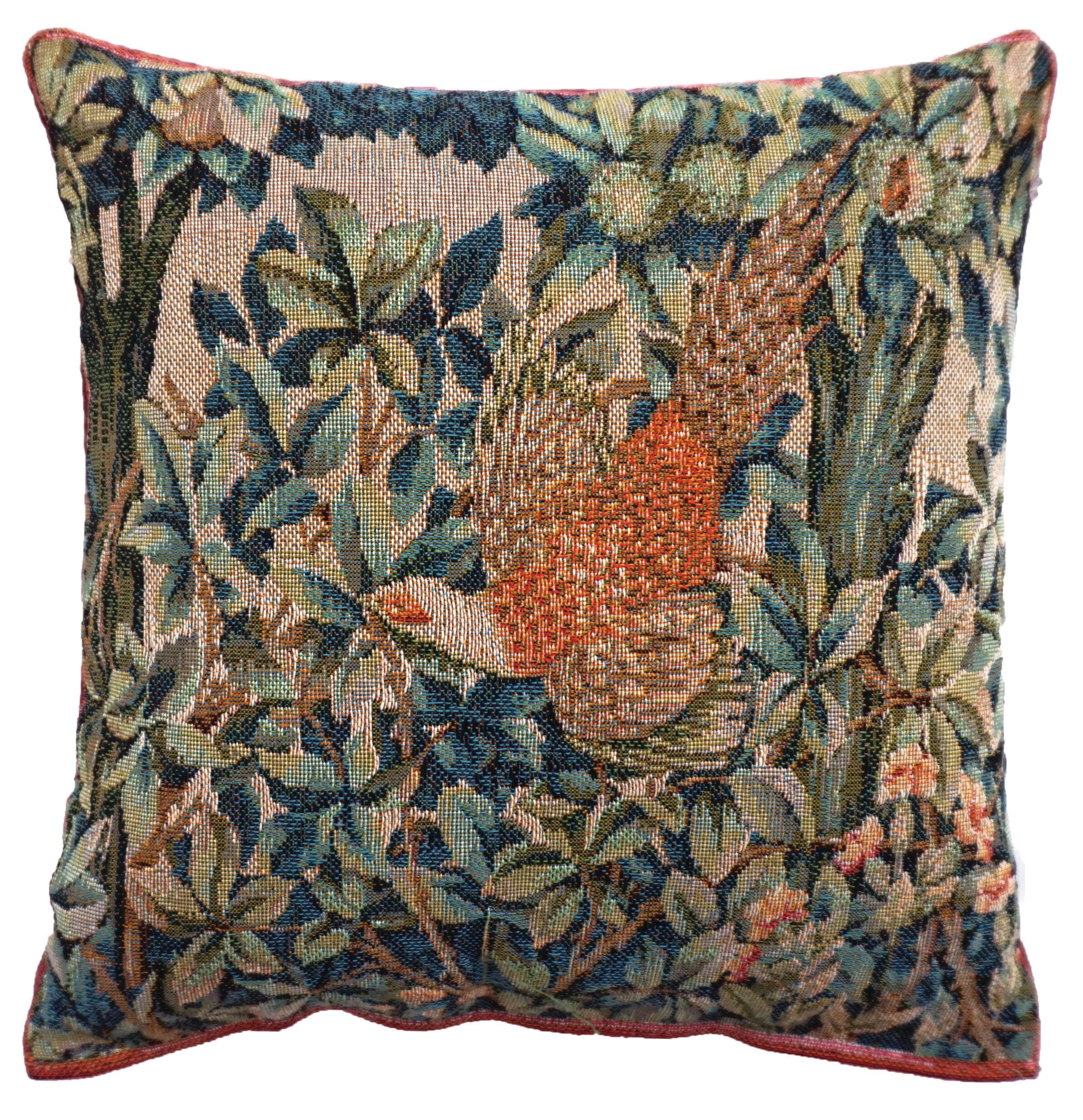 Kissenhülle ein Fasan im Wald