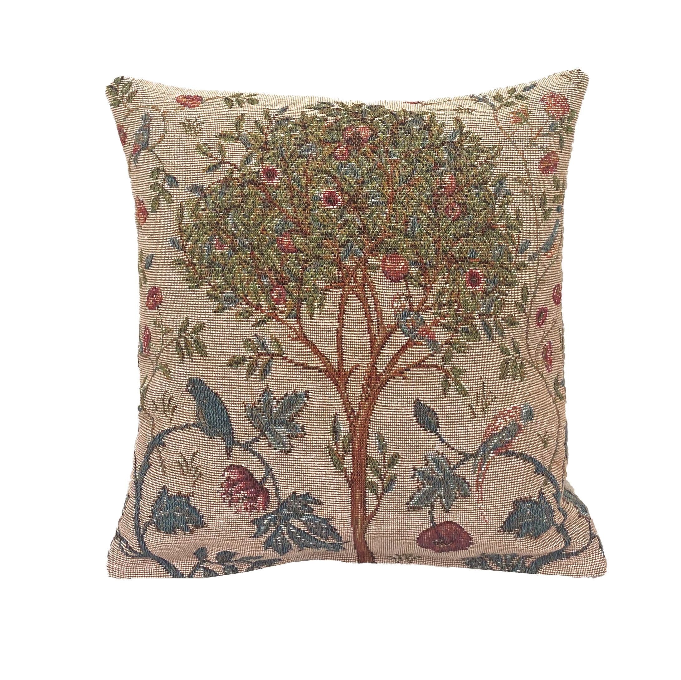 Kelmscott Baum-Wandteppich-Kissenbezug