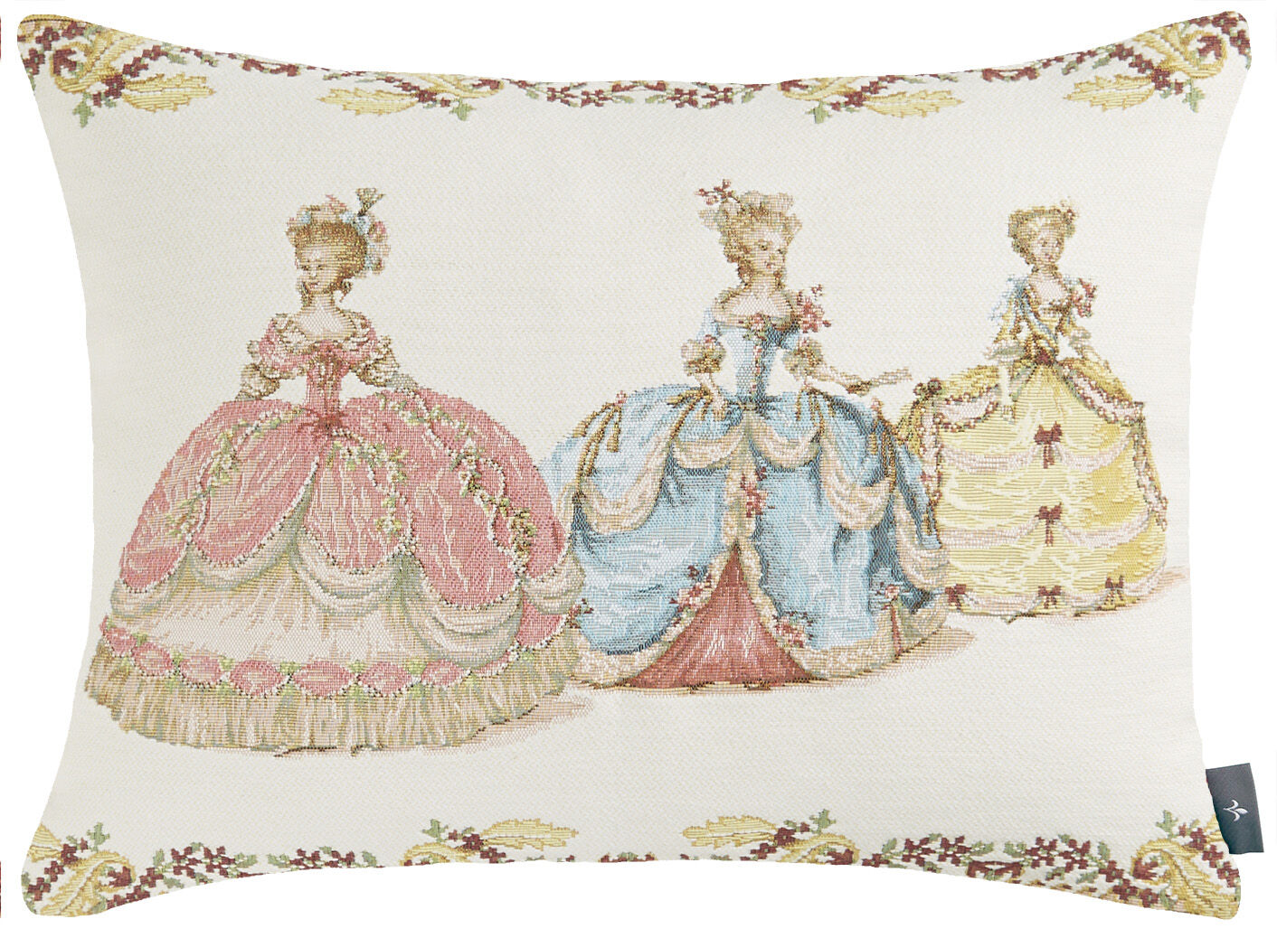 Rechteckiger Kissenbezug „Drei Herzoginnen“