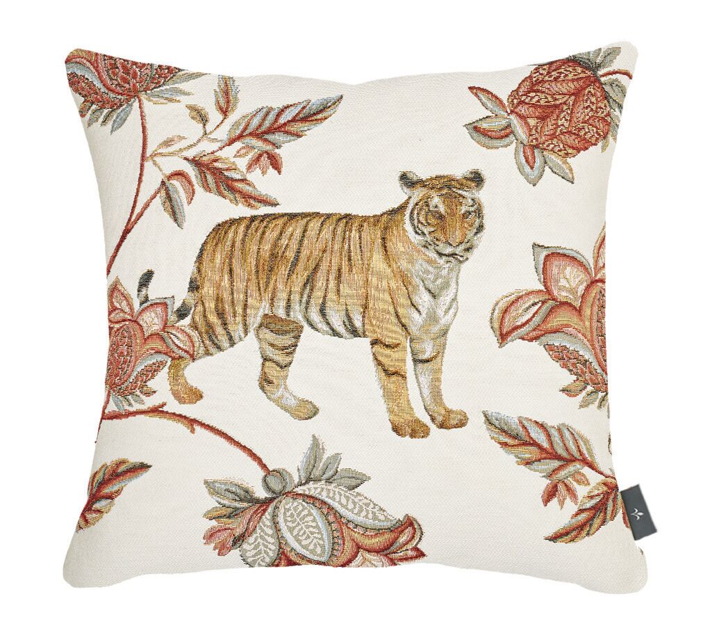 Kissenbezug mit indischem Tigermotiv