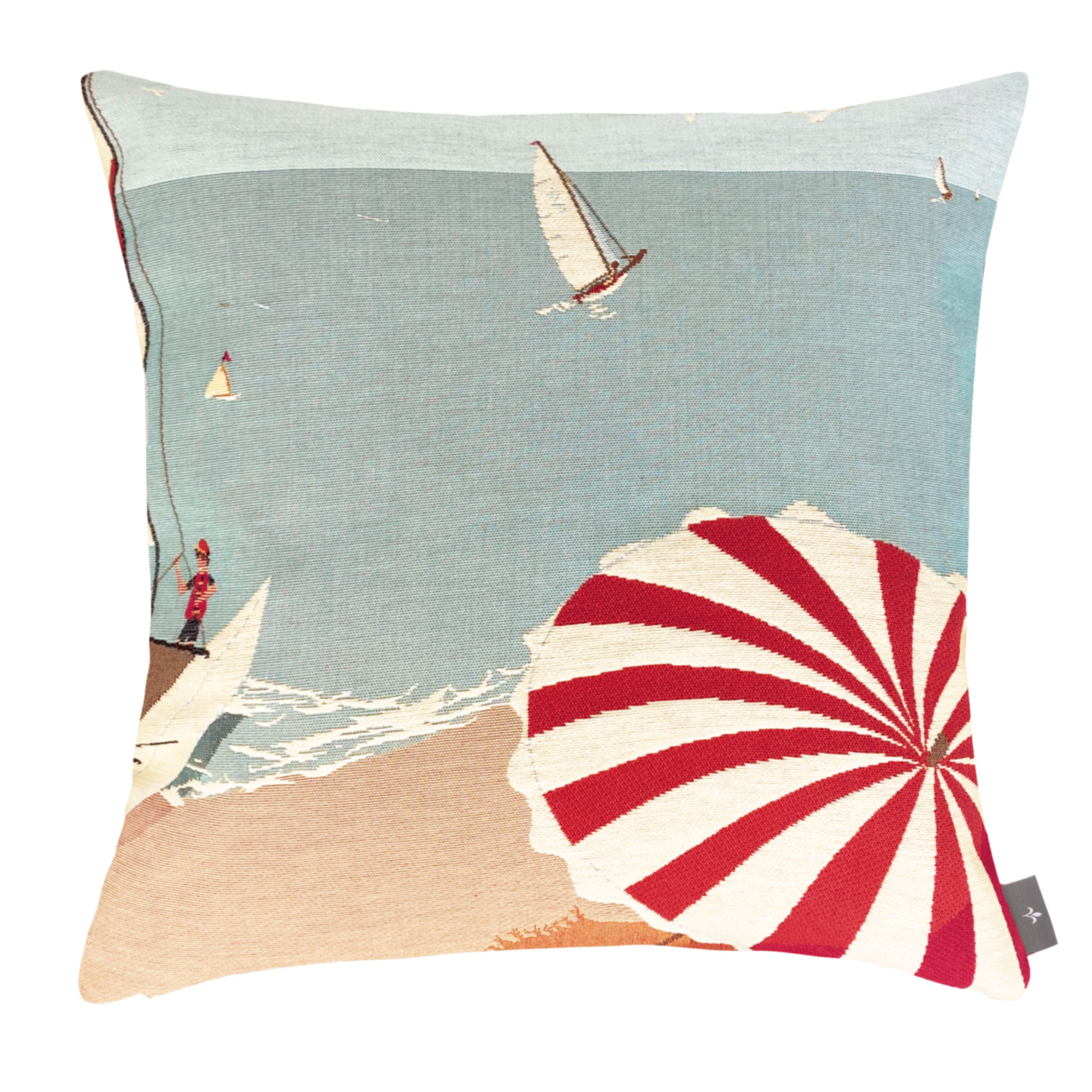 Segelboot-Kissenbezug