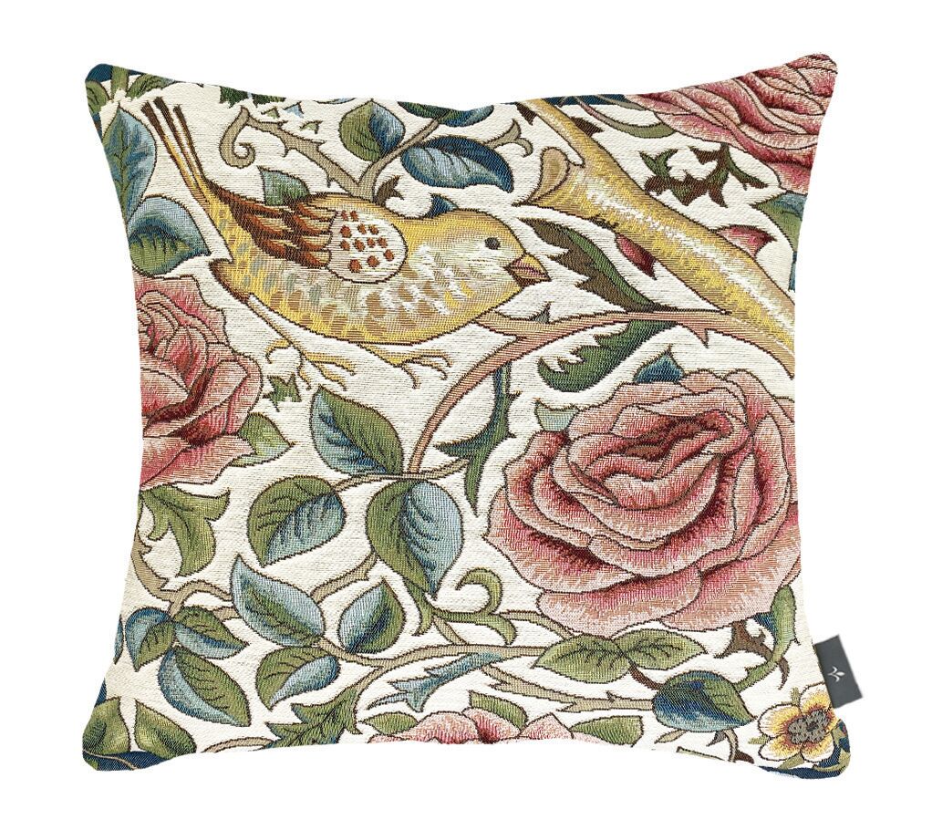 Kissenbezug mit Vögeln nach W.Morris