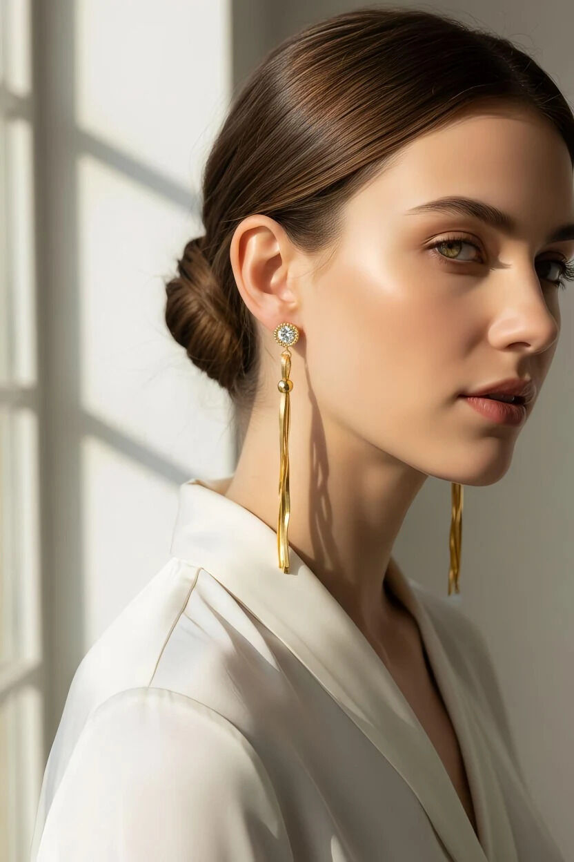 Ohrringe aus Edelstahl - A867-V2