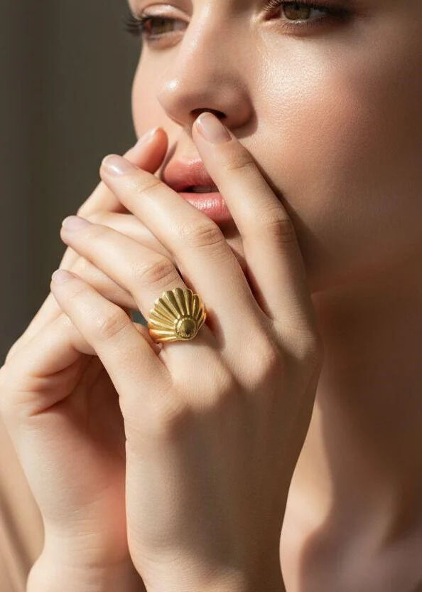 Verstellbarer Edelstahlring - E679-V2