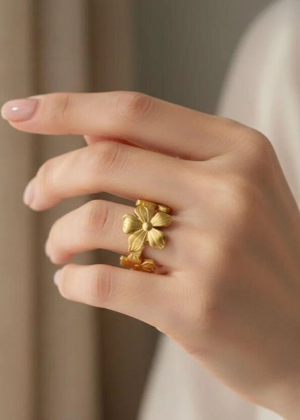 Verstellbarer Edelstahlring - E685-V2