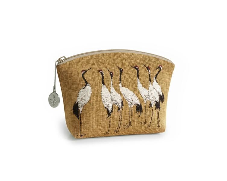 Wandteppich-Set „Weiße Kraniche“