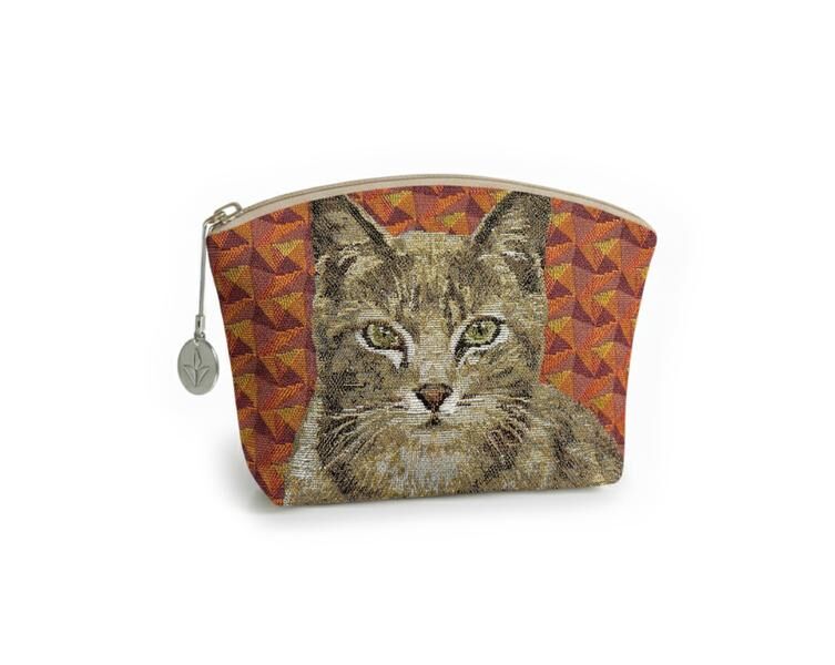Geometrisches Katzen-Federmäppchen