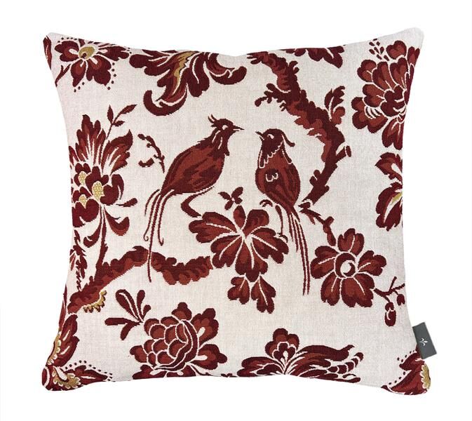 Kissenbezug mit Vogelpaar