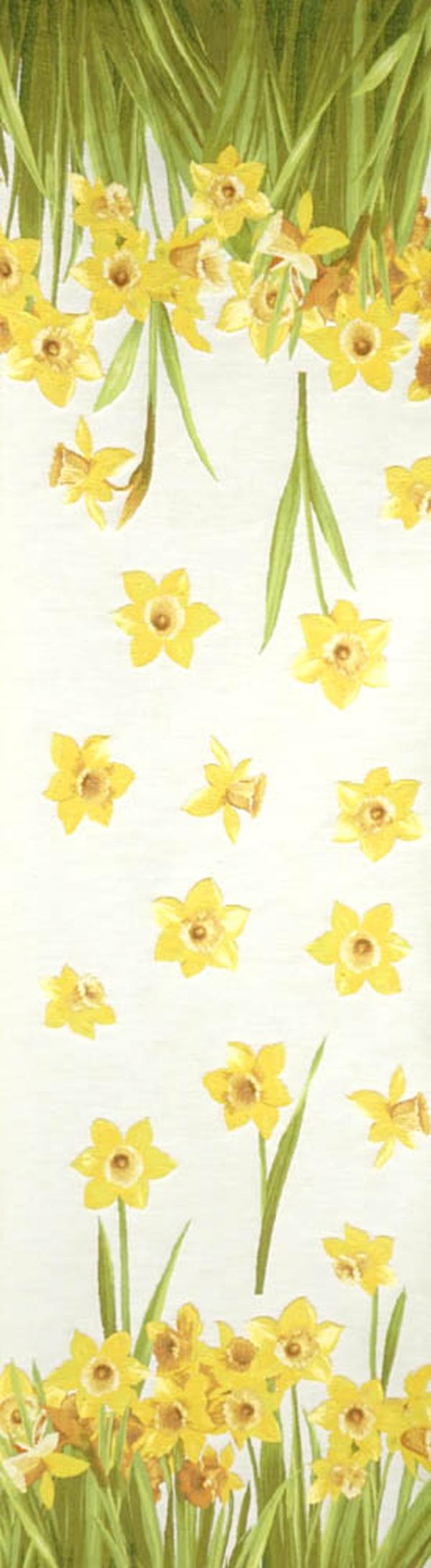 Tischläufer mit Narzissenmotiv