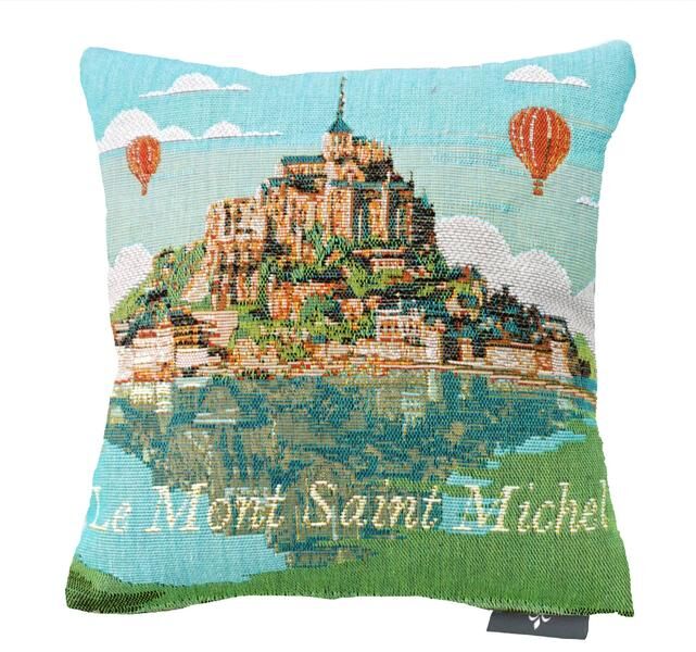Reise nach Frankreich – Kissenbezug Mont Saint-Michel