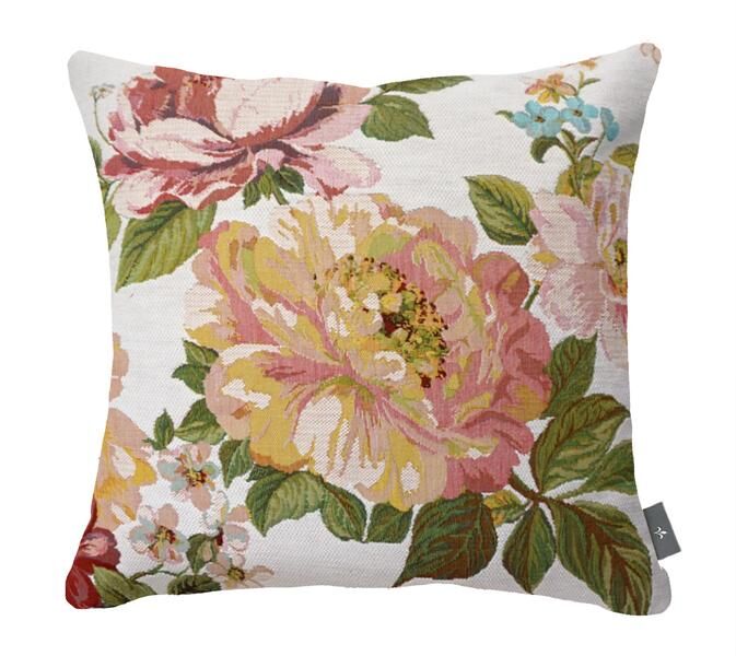 Louise Kissenbezug mit großem Blumenmuster