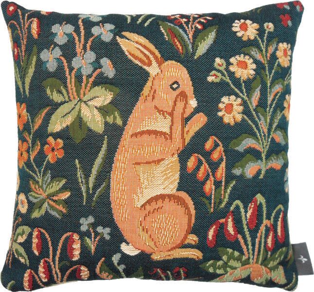 Kissenbezug mit Stehkaninchenmotiv