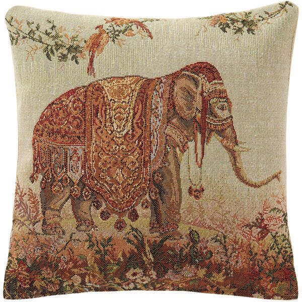 Elefanten-Wandteppich-Kissenbezug