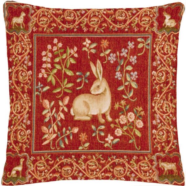 Mittelalterliche Kaninchen-Kissenhülle
