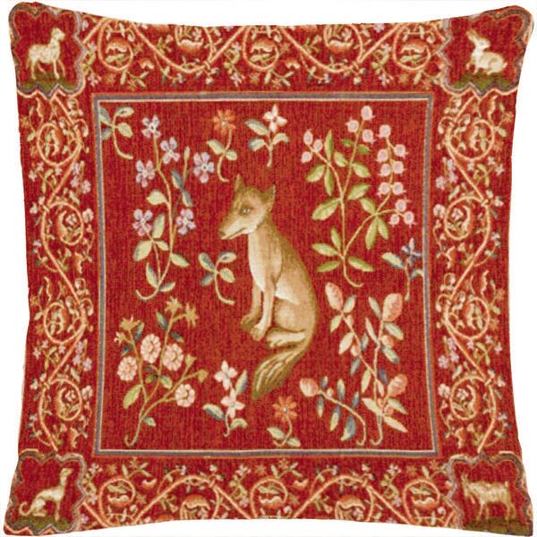 Mittelalterlicher Fuchs Kissenbezug