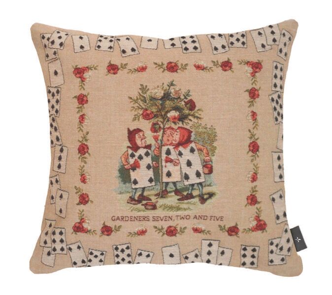 Der Gärtner-Kissenbezug, Alice im Wunderland