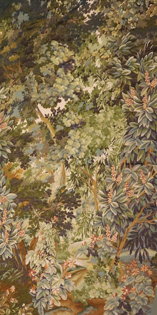 Panoramateppich mit Grünflächen