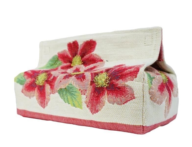 Clematis-Taschentuchbox