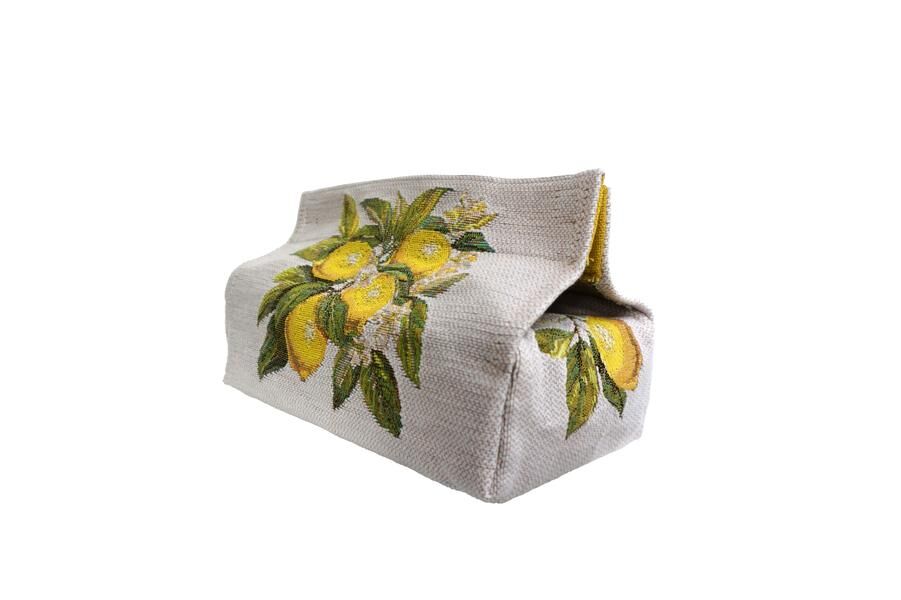 Zitronen-Taschentuchbox