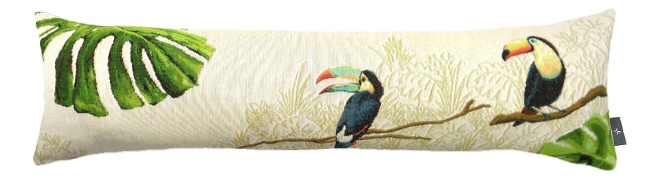 Langer Kissenbezug Tukane im Dschungel