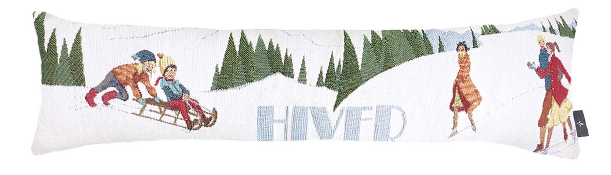 Langer Wintersport-Kissenbezug