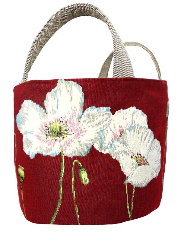 Korb mit weißem Mohn