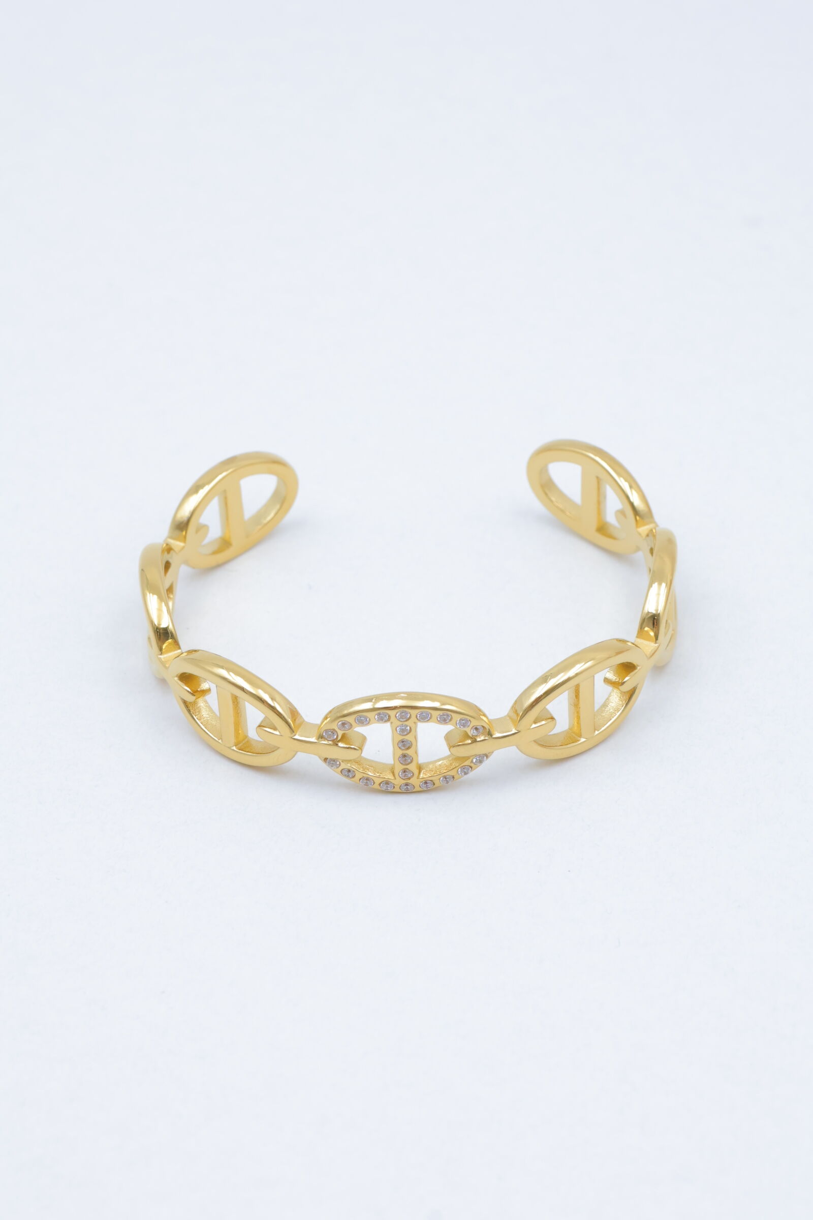 Edelstahl-Armreif - E781VS1