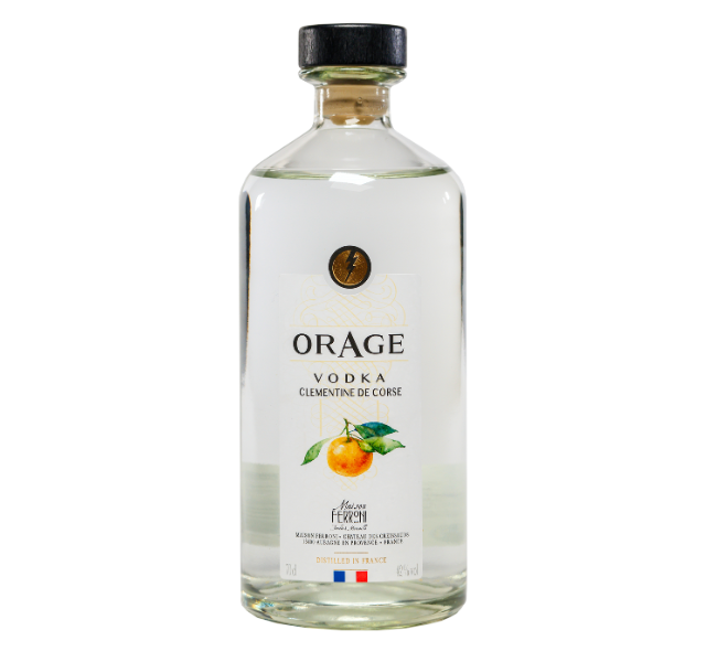 Orage Vodka, Corsican Clementine IGP - Wine Merchant