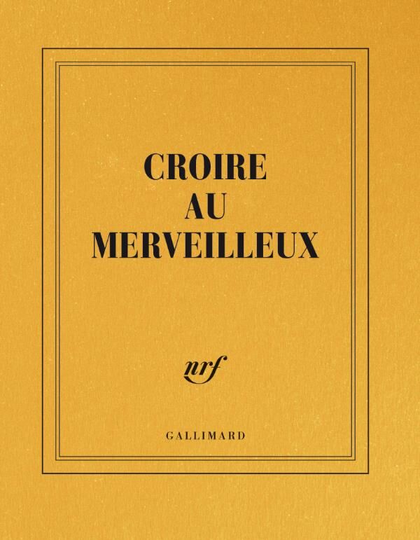 Square notebook "Believe in the marvelous"