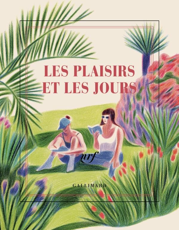Illustrated Square Notebook - Pleasures and Days