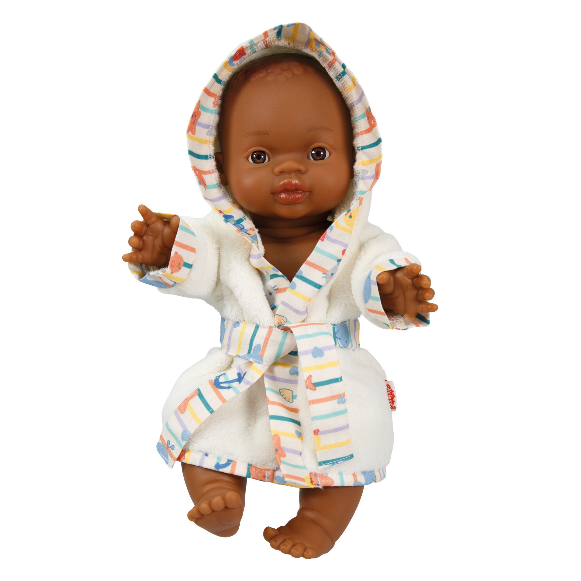 Set: bambola Gordi con accappatoio Ahoy, ragazzo, 34 cm
