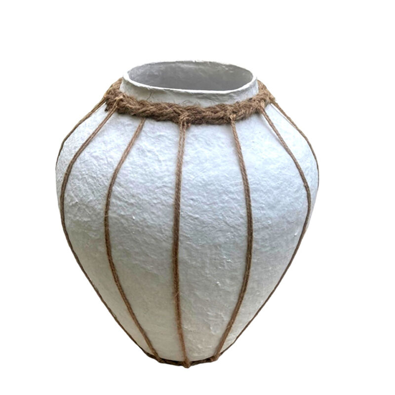 Laho ball vase with rope, 25 cm