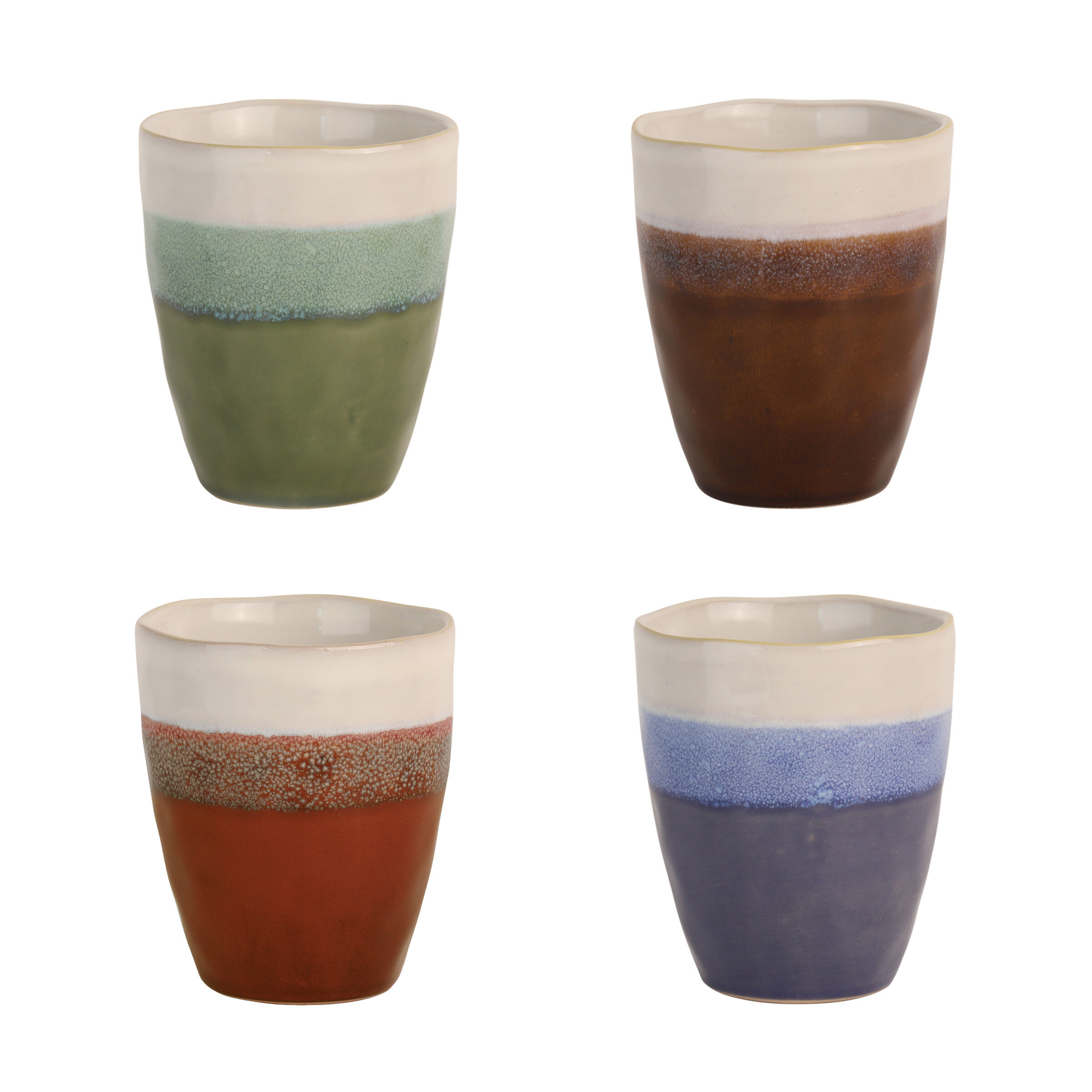 Fuji - Set of 4 assorted 18cl coffee cups