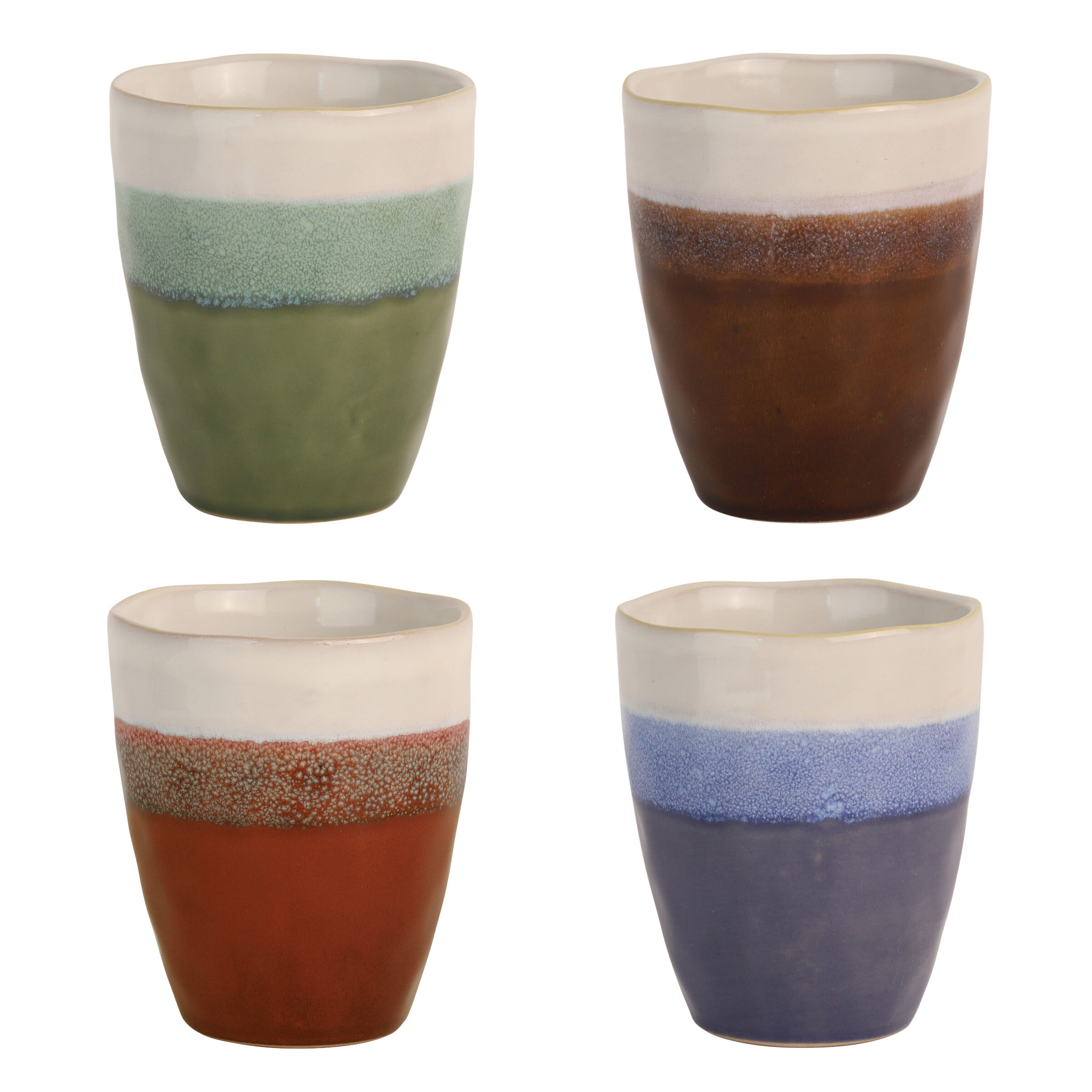 Fuji - Set of 4 assorted 30cl mugs