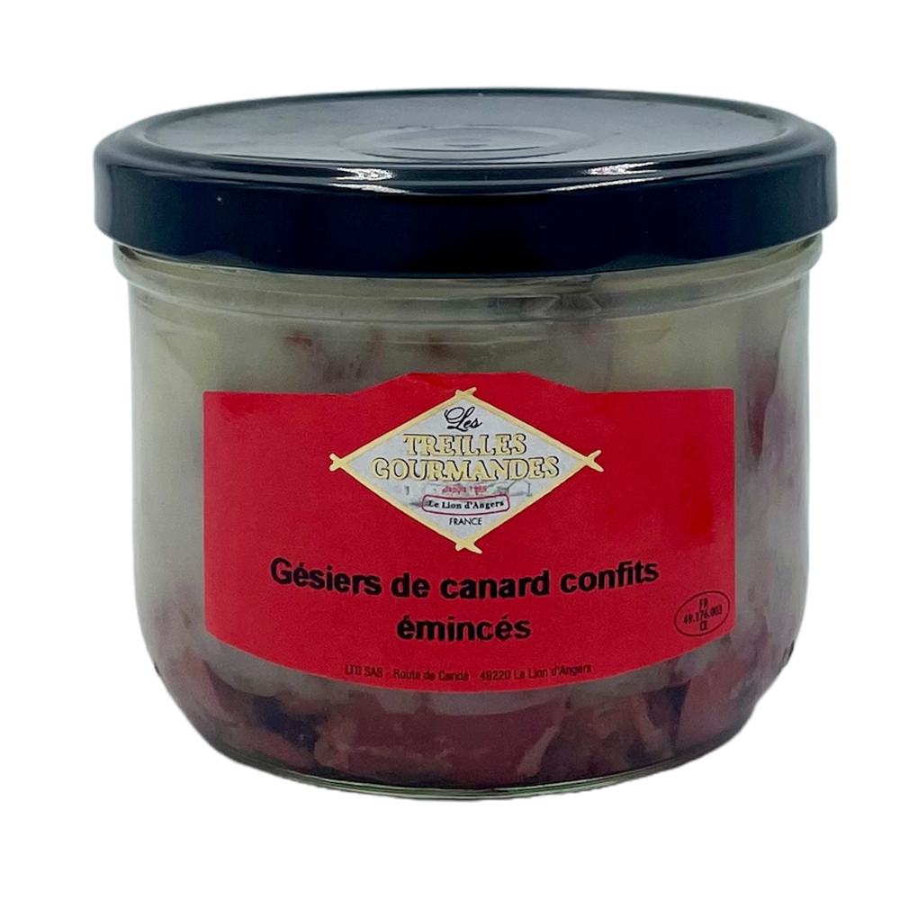 Sliced ​​duck gizzards confit 350g