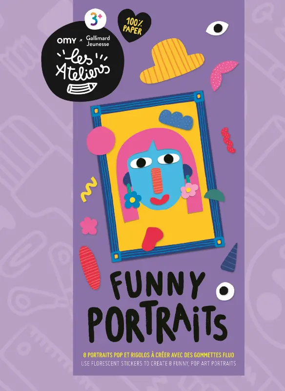 Achat Funny portraits - 8 portraits pop et rigolos à créer avec des ...