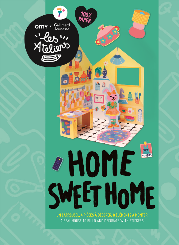 Home sweet home - A carousel, 4 rooms to decorate, 8 pieces to assemble