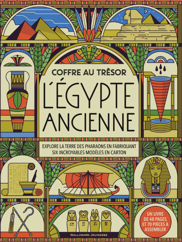 Treasure Chest - Ancient Egypt - Explore the land of the pharaohs by building six incredible cardboard models