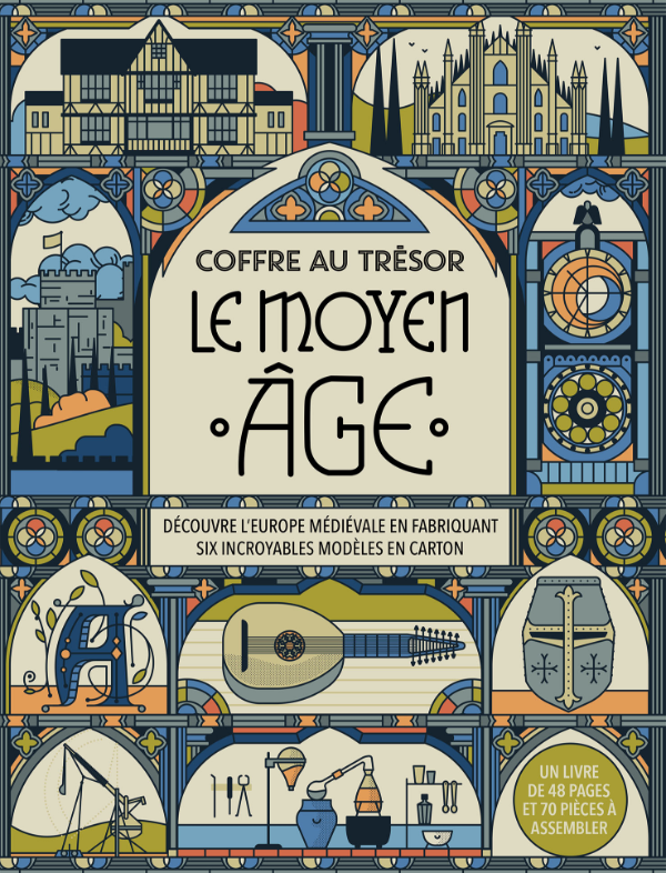 Treasure Chest - Middle Ages - Discover medieval Europe by making six incredible cardboard models