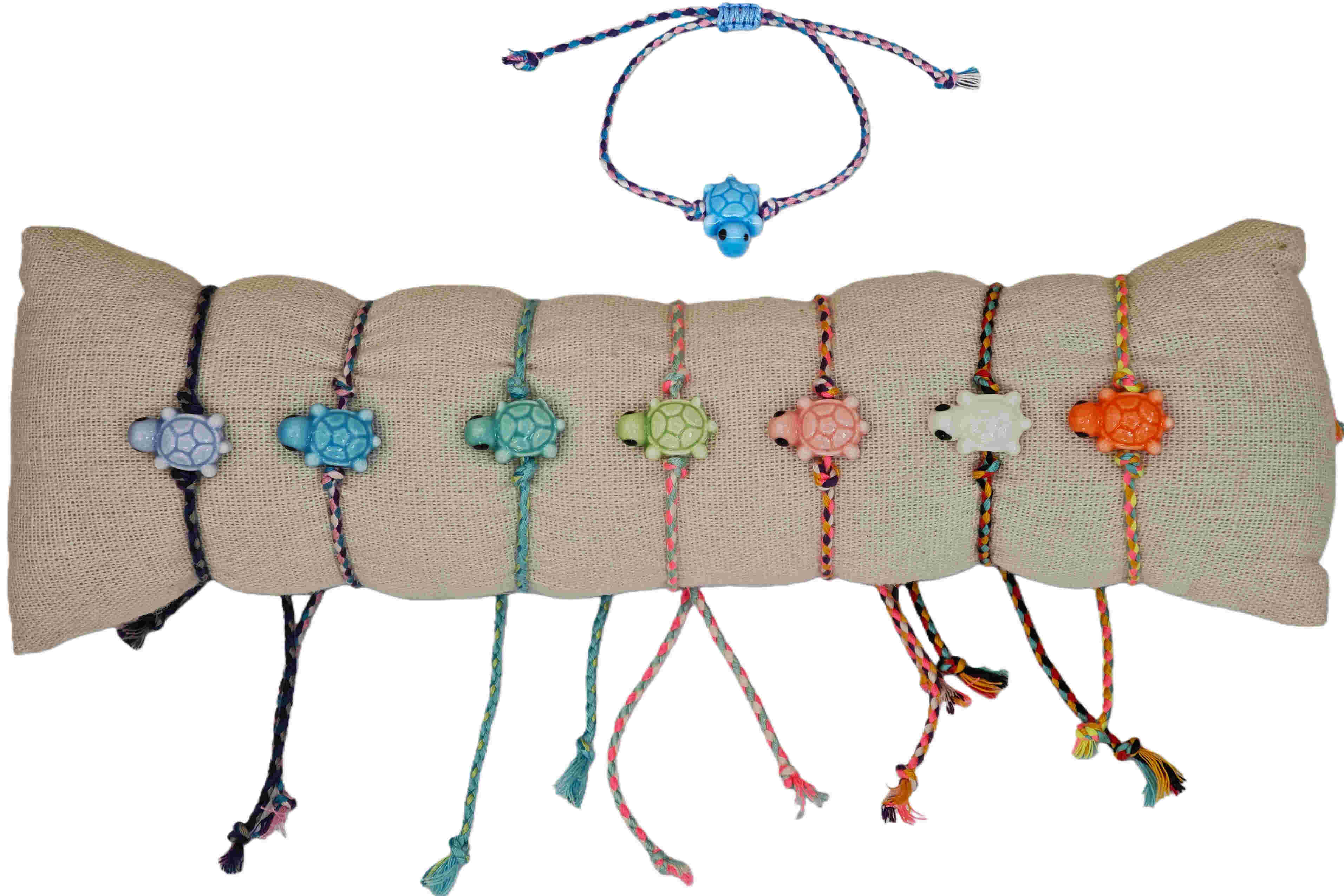Lot de 35 Bracelets tortue en céramique