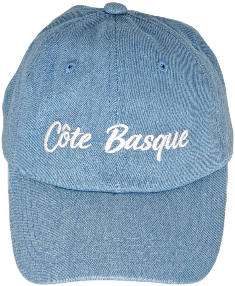 Set of 12 Children's Denim Caps with Basque Coast Embroidery