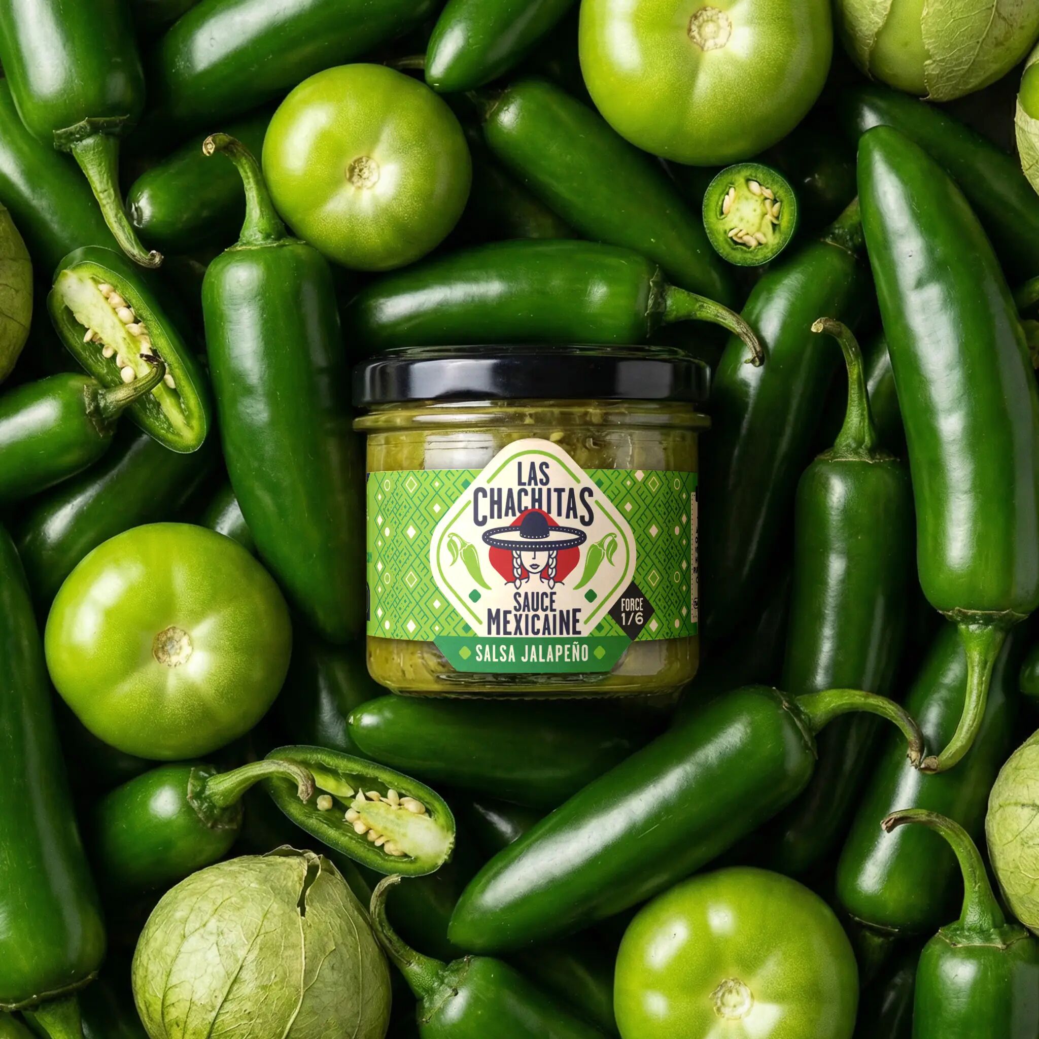 Salsa Jalapeño – fraîche & acidulée (piquant doux) – 100g