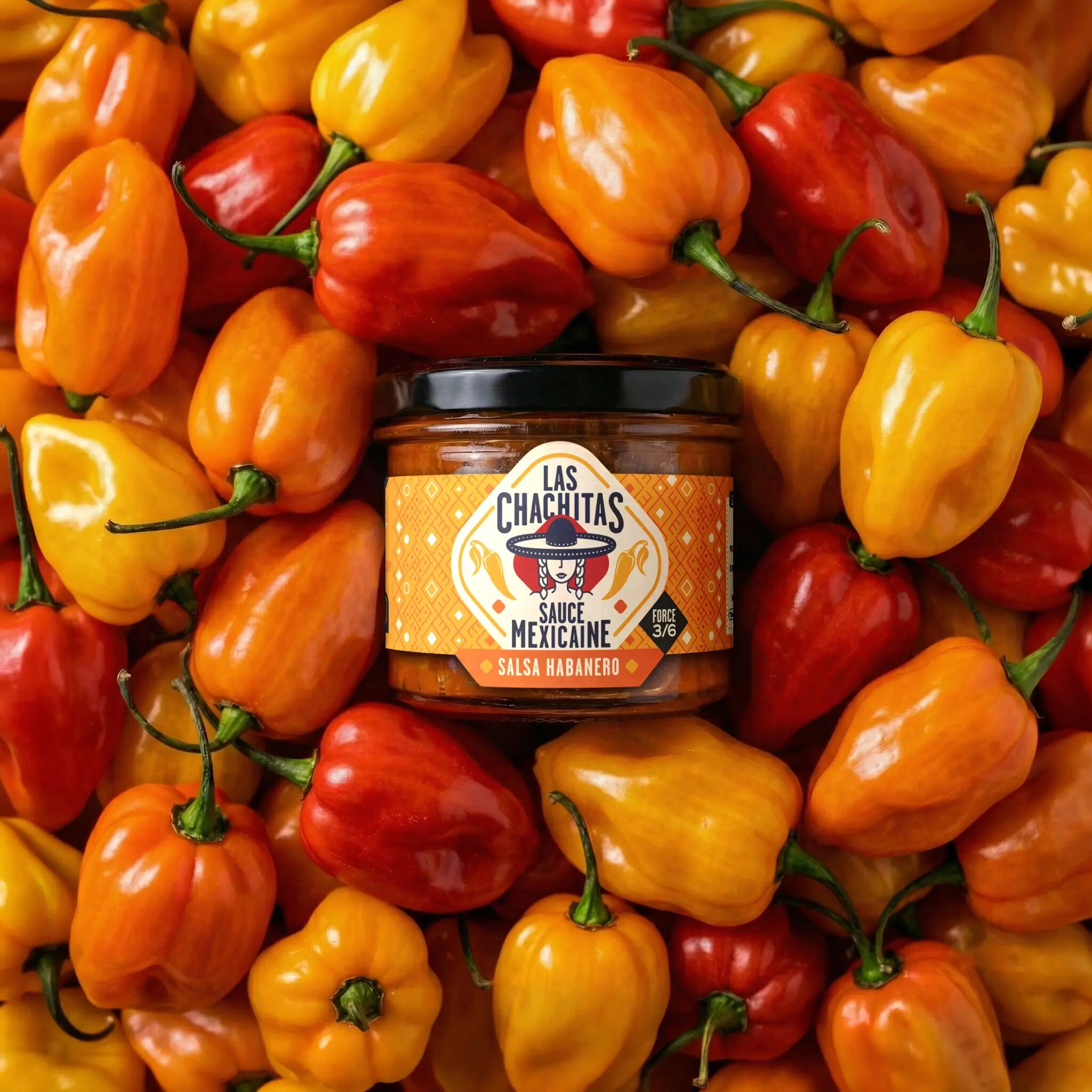 Habanero Salsa – fruity & tangy (medium heat) – 100g