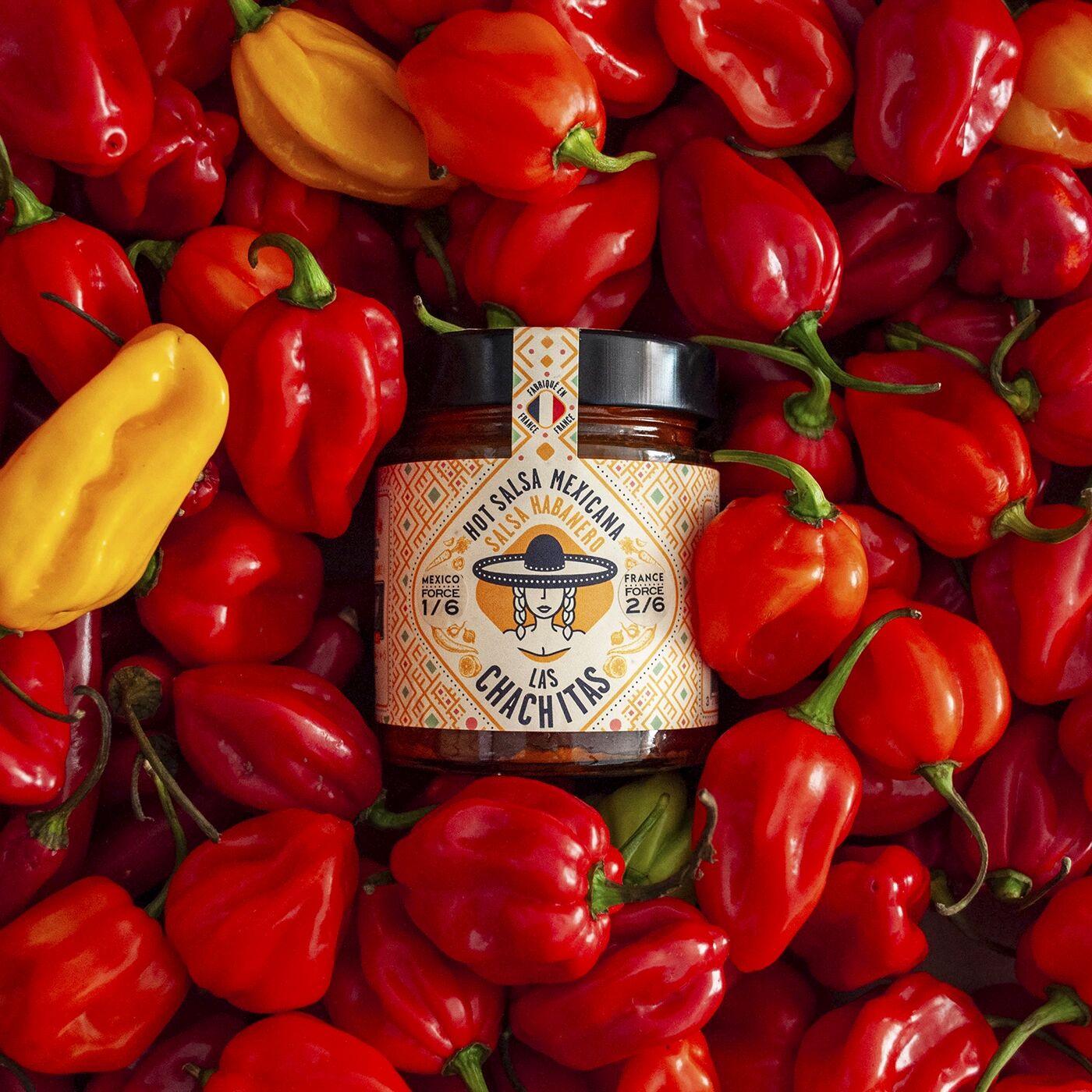 Salsa Habanero – fruity & tangy (medium heat) – 180 g — (while supplies last)